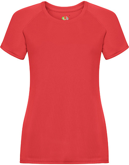 Hausfarbenes Sport-Shirt, Rundhals, Mädchen/Damen